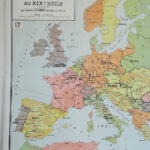 Photo 1 - Affiche carte historique de l’Europe et du Monde
