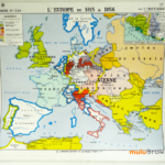 Photo 1 - Affiche carte historique de l’Europe
