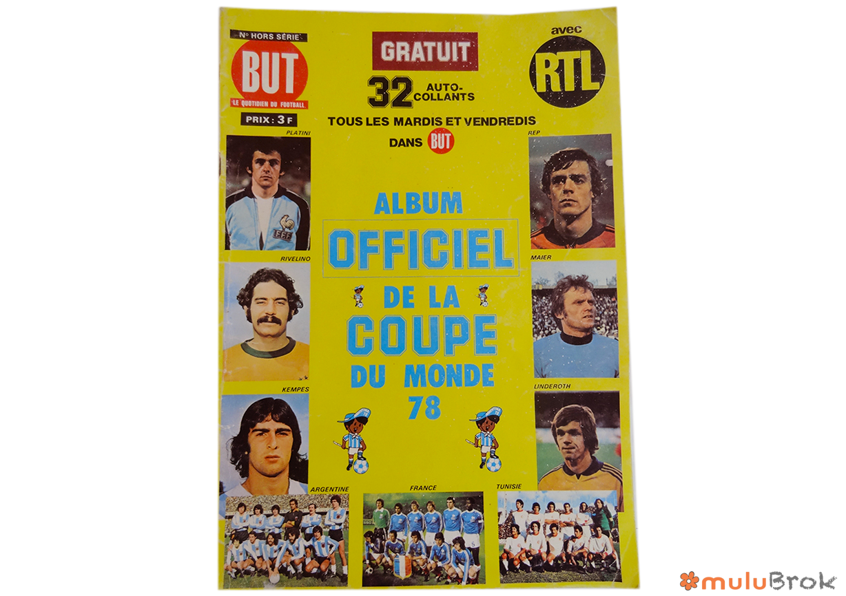 Album officiel Coupe du Monde 1978