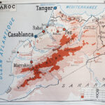 Photo 1 - Affiche carte Afrique du Nord et Maroc