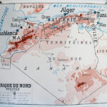 Photo 4 - Affiche carte Afrique du Nord et Maroc