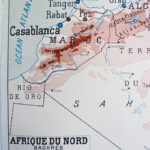 Photo 5 - Affiche carte Afrique du Nord et Maroc