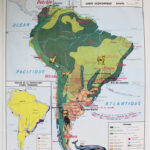 Photo 1 - Affiche carte Amérique du Sud et Afrique