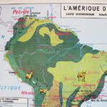 Photo 2 - Affiche carte Amérique du Sud et Afrique