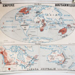 Photo 4 - Affiche carte Union Française et Empire Britannique