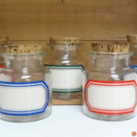 Pot en verre couvercle liège