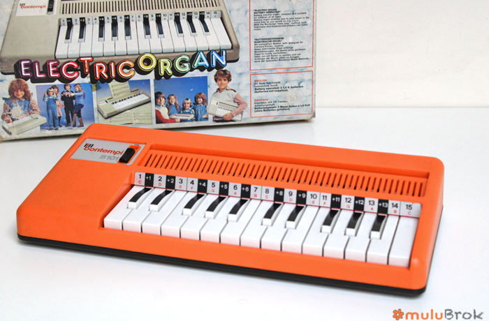 🎹 Orgue électrique Vintage Bontempi Electric Chord Organ – Avec Boîte D’origine