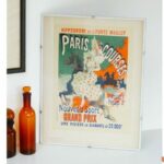 Lithographie Paris Courses