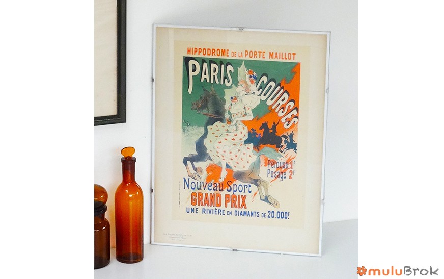 Lithographie Paris Courses