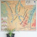 Affiche carte Région du Nord et Région de l’Est