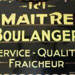 Pancarte Ici Maître Boulanger