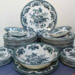 Vaisselle Enoch Wedgwood modèle Asiatic Pheasants