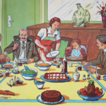 Affiche A table A la veillée