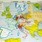 Affiche carte historique de l’Europe