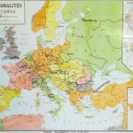 Affiche carte historique de l’Europe et du Monde
