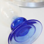 Photo 5 - Vase sur pied bleu