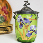 Pot à biscuits émaillé