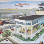 Affiche Le zoo et L’aérogare