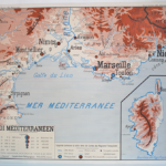 Photo 1 - Affiche carte Bassin aquitain et Midi méditerranéen