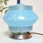 Lampe à poser verre de Clichy