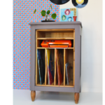 Meuble range vinyles Johnny