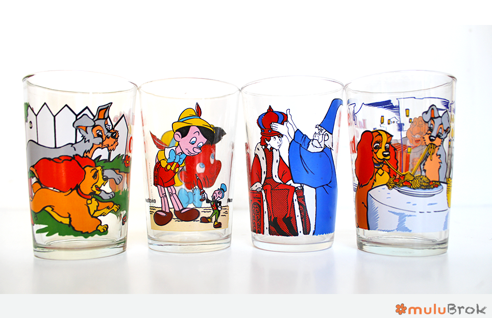 Verre collection Disney - muluBrok Brocante en ligne