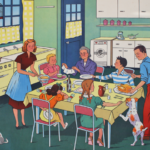 Affiche Le Repas en famille La maladie