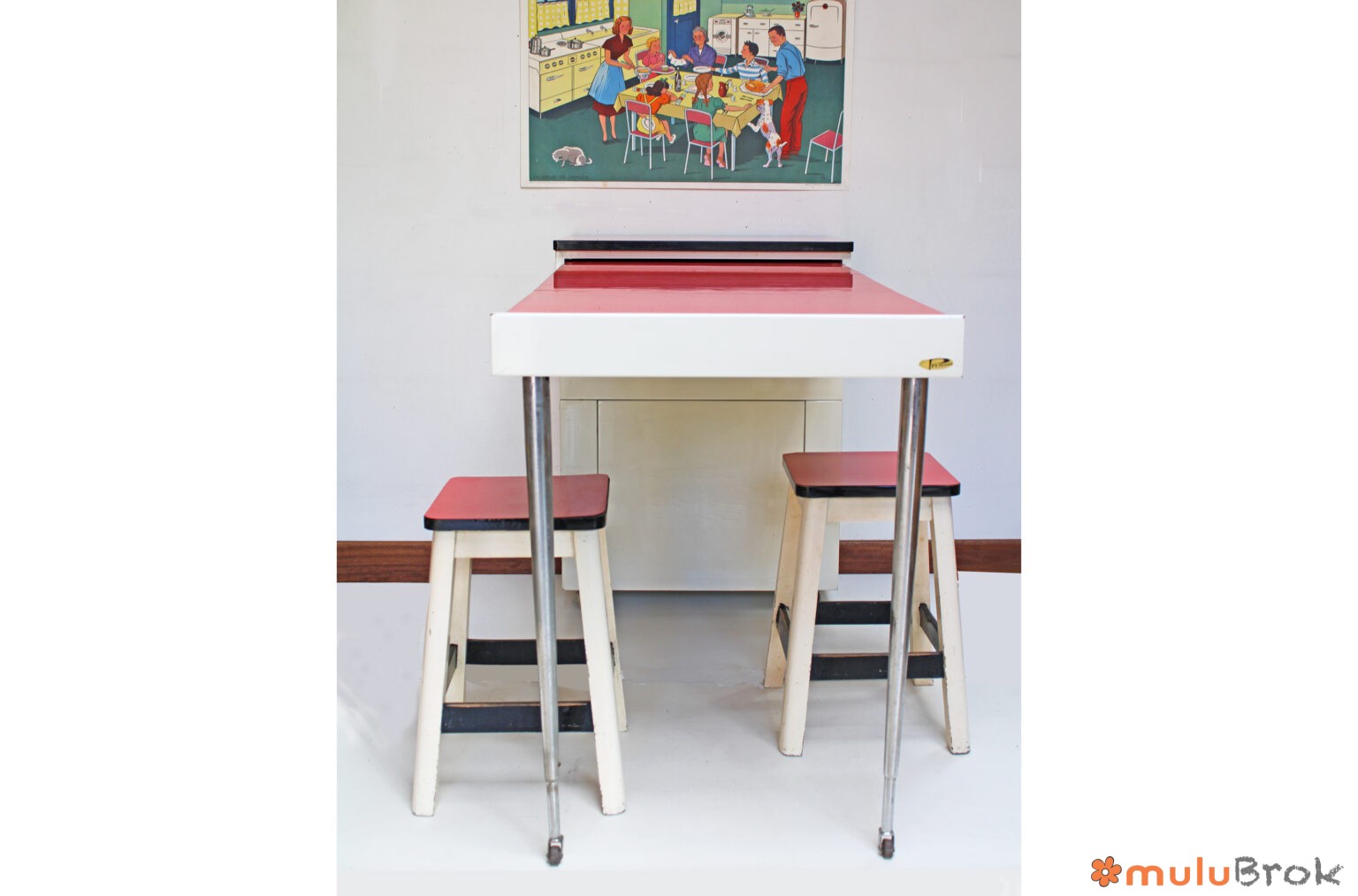 Tabourets et table Prestotable