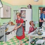 Affiche Maman fait des gâteaux Un coin de parc au printemps