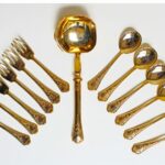 Couverts métal doré