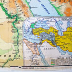 Photo 6 - Affiche carte Palestine Egypte