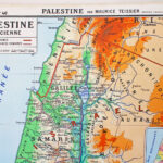Photo 2 - Affiche carte Palestine Egypte