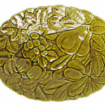 Plat barbotine Sarreguemines