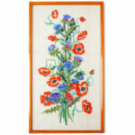 Tableau Coquelicots et Bleuets