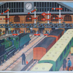 Affiche Gare ferroviaire