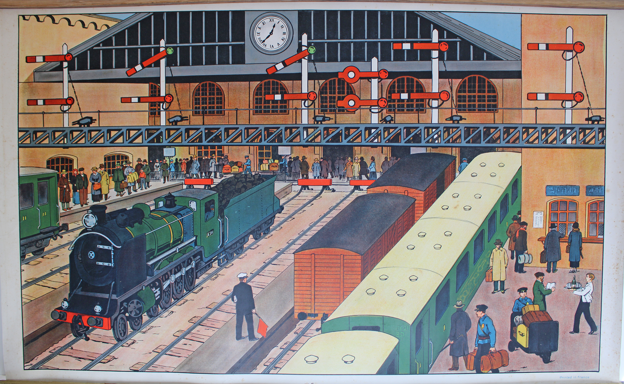 Affiche Gare ferroviaire