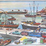 Affiche Le port et la Construction de la maison