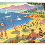 Affiche En vacances au bord de la mer Les Bohémiens