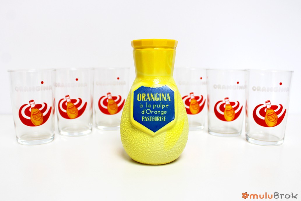 Porte pailles Orangina