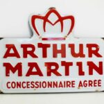 Plaque publicitaire Arthur Martin