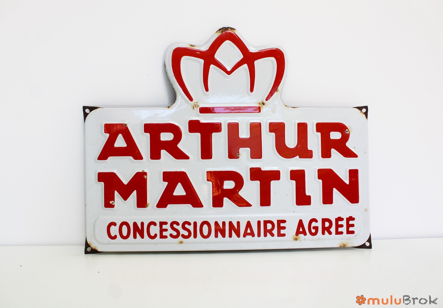 Plaque publicitaire Arthur Martin