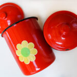 Photo 4 - Pots émaillés rouge
