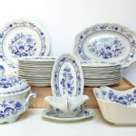 Vaisselle KG Lunéville Oignons bleus