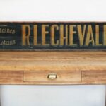 Enseigne Lechevalier Porcelaines Cristaux