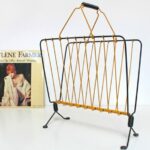 Porte revues ou vinyles scoubidou