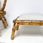 Repose pieds en rotin