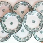 Assiette Sainte Amandinoise Oeillets