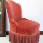 Photo 1 - Fauteuil crapaud rose