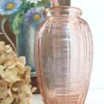Photo 4 - Vase en verre rose