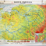 Photo 1 - Affiche carte Paris Bassin Parisien